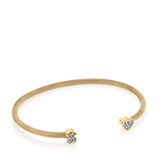 Armband Nocturne aus Vermeil-Gold mit Diamanten