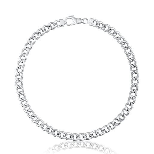 Collier ras du cou TOUS Basics forçat en Argent