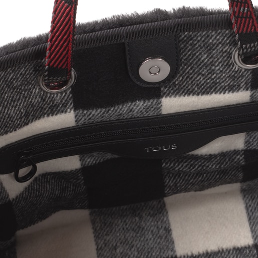 Medium black Amaya Fur Shopping bag