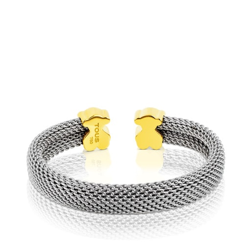 Mesh Gold Bangle | TOUS