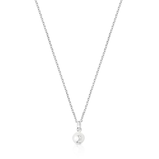 Icon Pearl necklace in silver and pearl | TOUS