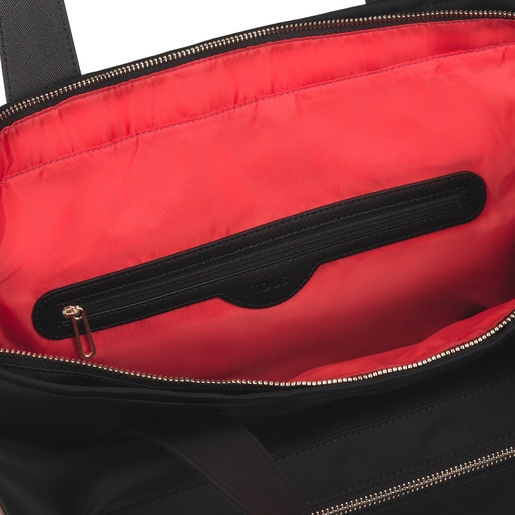 Большая черная сумка-тоут Shelby