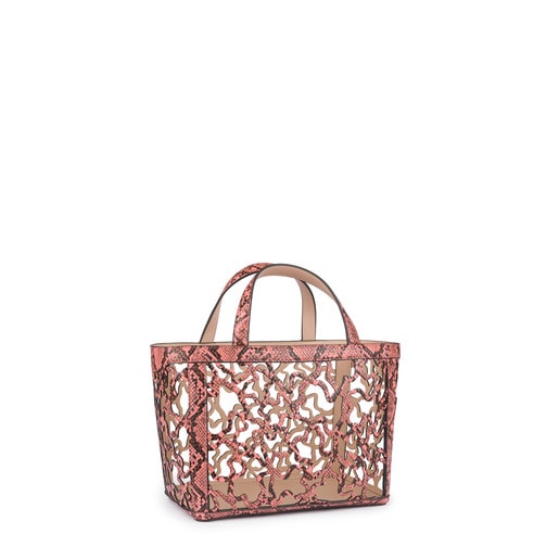 Маленькая сумка-тоут Kaos Shock натурального и розового цветов