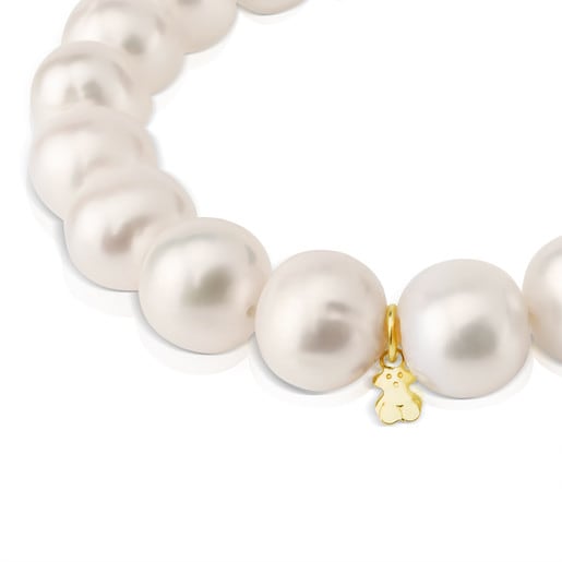 Gold TOUS Pearls Bracelet 