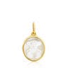 Gold Camee Pendant with Mother-of-Pearl 