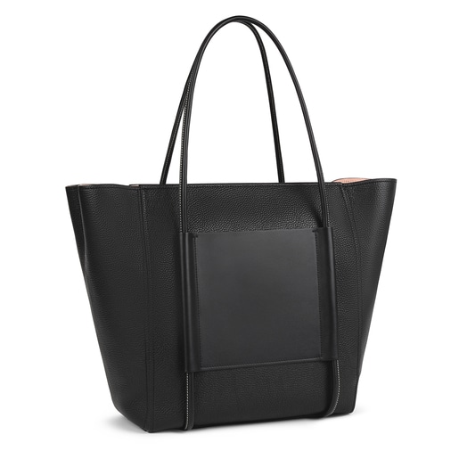 トートバッグ  Empire    L 牛革 ブラック