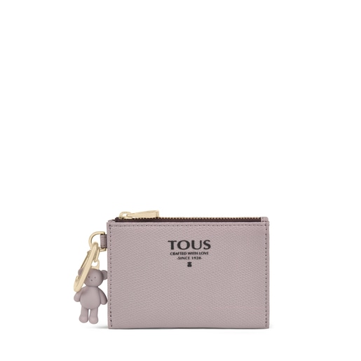 Mauve colored TOUS Pop Change purse-cardholder | TOUS