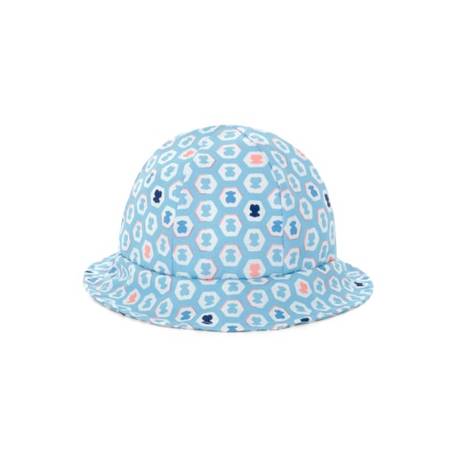 Gorro de playa niña Exagon Azul Celeste