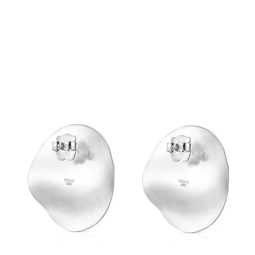 Boucles d’oreilles Nenufar grandes en Argent