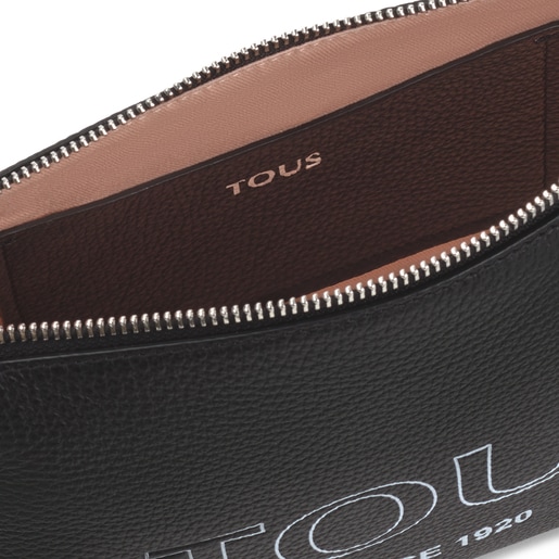 Bandolera Tous Empire negro de piel