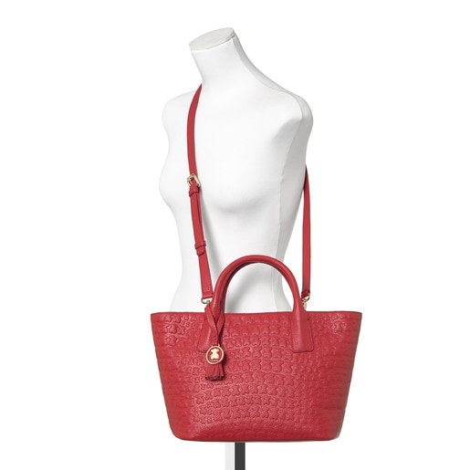 Capazo Sherton de Piel roja