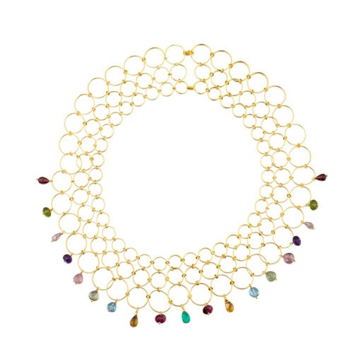 Collar ATELIER Precious Gemstones de oro con gemas