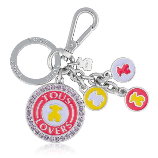 Multicolor Tous Lovers Medals Key ring
