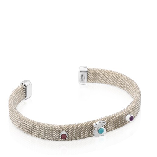 Браслет Super Power из Серебра с Драгоценными Камнями