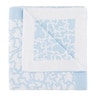 Kaos reversible blanket in Sky Blue