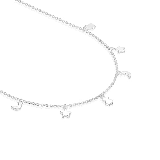 Pack TOUS Nocturne de plata de pulsera y collar