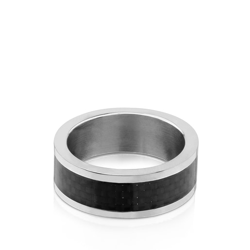 Steel TOUS Man Ring