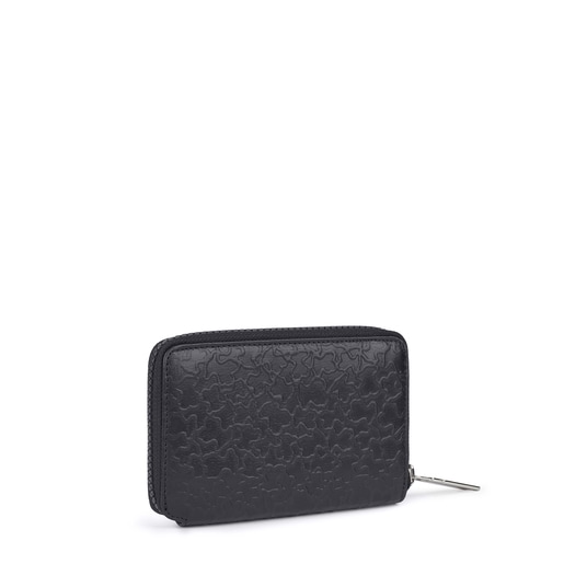 Small black leather Sira wallet