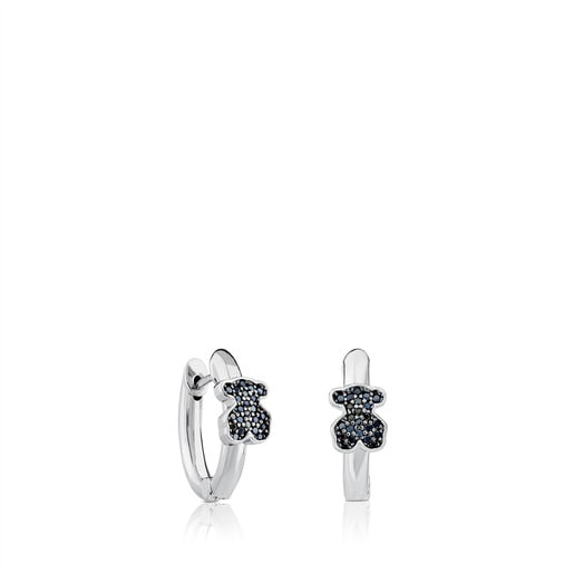 Silver Gen earrings with Spinel