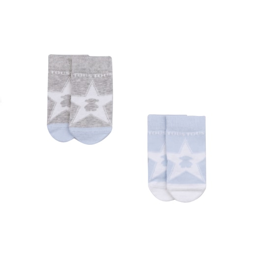 Set calcetines combinados Sweet Socks Azul Celeste