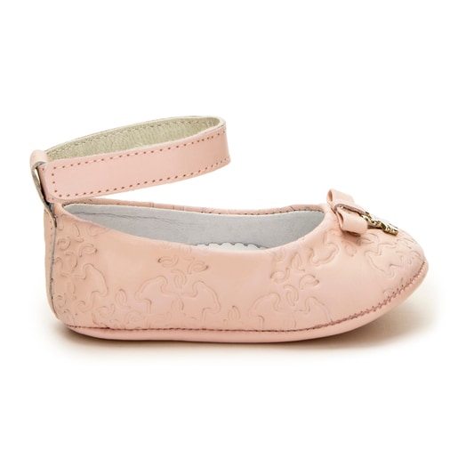 Mini Walk Mossaic ballet shoes in Pink