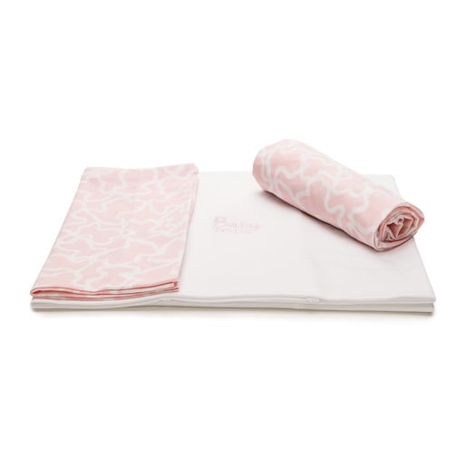 Kaos set of sheets in pink