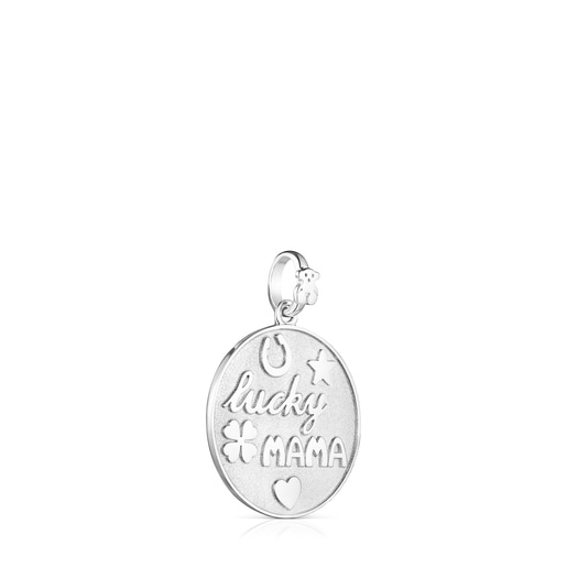 Silver TOUS Good Vibes Mama Pendant