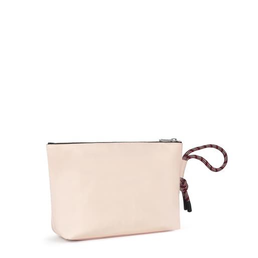 Large nude colored Empire Soft Toiletry bag