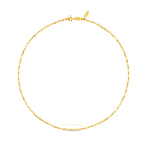 Chain - Řetízek Tous ze žlutého stříbra Vermeil 45 cm