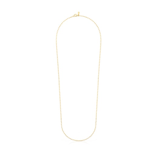 Łańcuszek Tous Chain z żółtego srebra Vermeil 60 cm