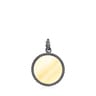 Silver Vermeil and Dark Silver Minne Pendant