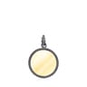 Silver Vermeil and Dark Silver Minne Pendant