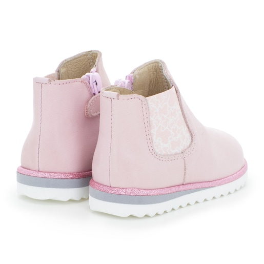 Run girl’s ankle boots in Pink