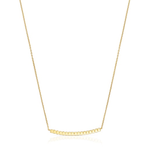 Silver vermeil Straight bar Necklace