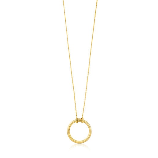 Vermeil Silver Hold Necklace
