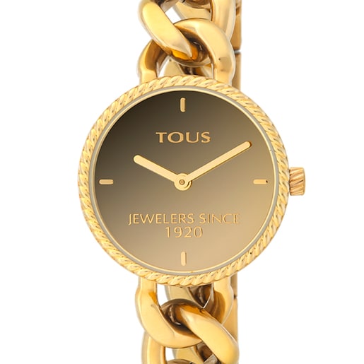 ساعة Minne من الصُلب المطلي بالأيونات الذهبية