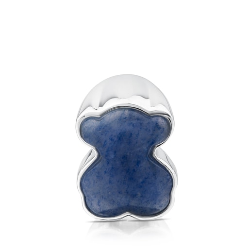 Bague New Color en argent avec dumortiérite