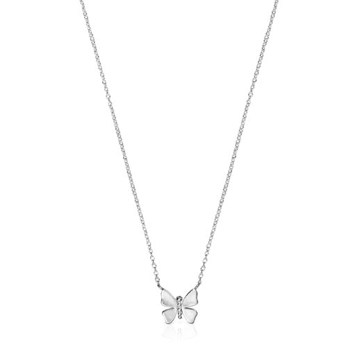 Silver Vita Butterfly Necklace