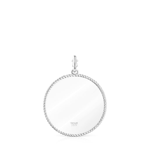 TOUS Large Silver Minne Pendant