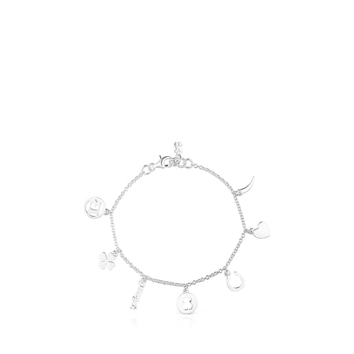 Silver TOUS Good Vibes Bracelet | TOUS