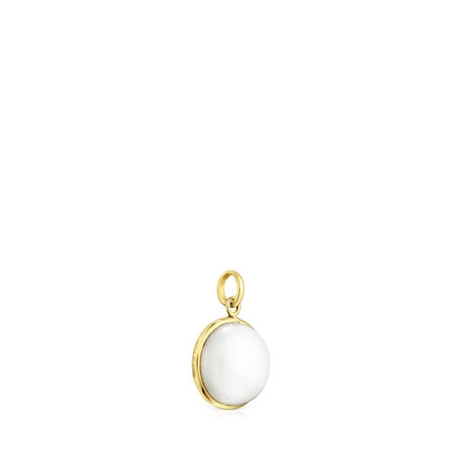 Gem Power Pendant in Gold with Pearl