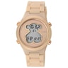 Reloj digital D-Bear de policarbonato con correa de silicona nude