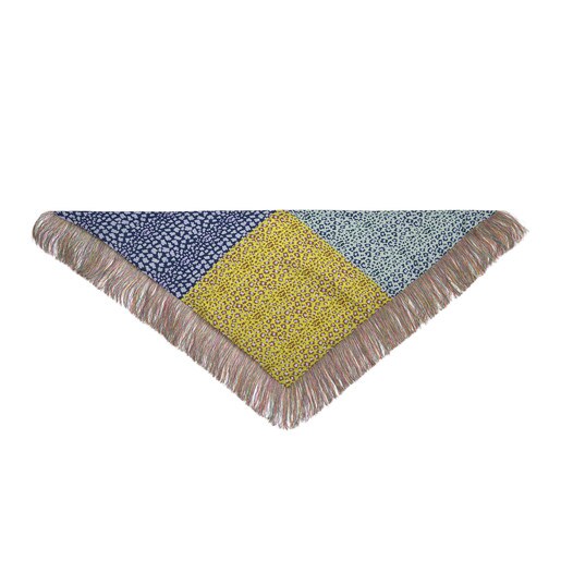 Multicolored Bridgy Triangle scarf
