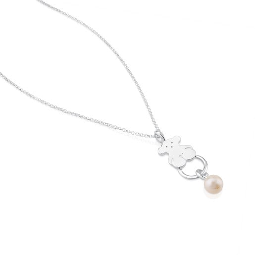 Silver Sweet Dolls Necklace with Pearl - Tous | TOUS
