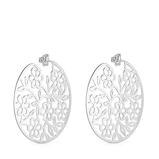 Aros grandes Antic de plata