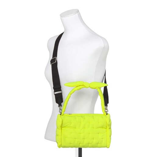 Sac à bandoulière Salsi petit jaune fluo