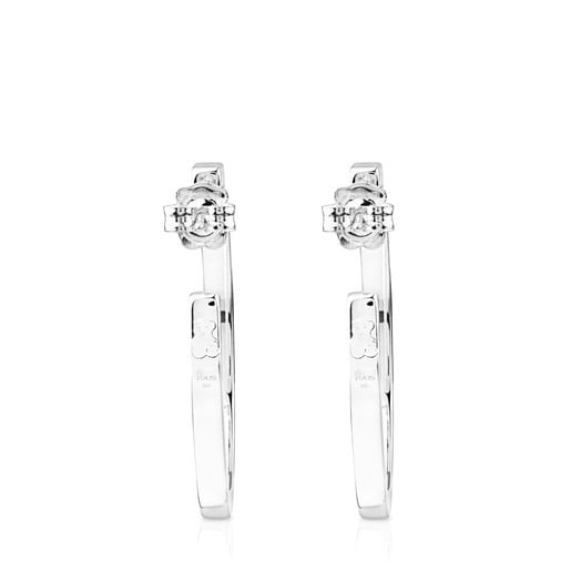 Pendientes aro de plata Lio