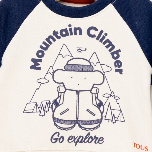 Sweatshirt "Mountain Climber" Azul Marinho