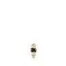 Silver Vermeil Glaring Earcuff with Onyx and Zirconia