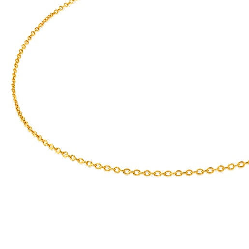 Enge Halskette TOUS Chain aus Gold, 45 cm lang.
